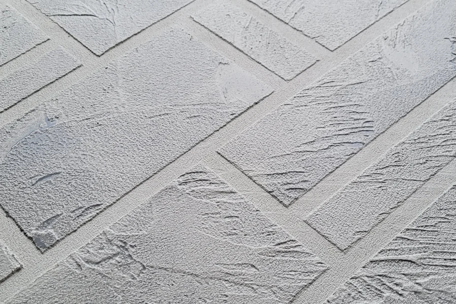 Exterior surface with euro tile design